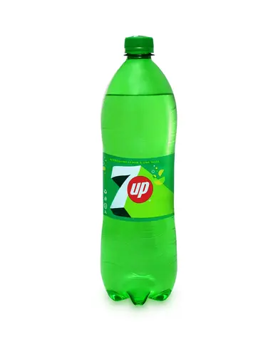 7UP 1 litre original branded bottle