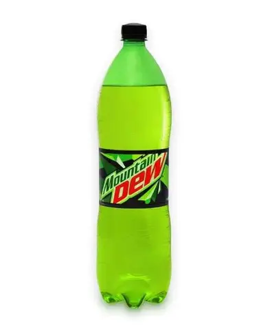 Mountain Dew 1.5 litre original branded bottle